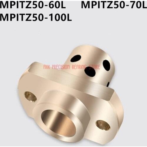 AXK Cnc Router Parts Daimisimi Misumi Oil-free Lining/embedded Cutting Flange Copper Set Mpitz50-60l Mpitz50-70l Mpitz50-100l