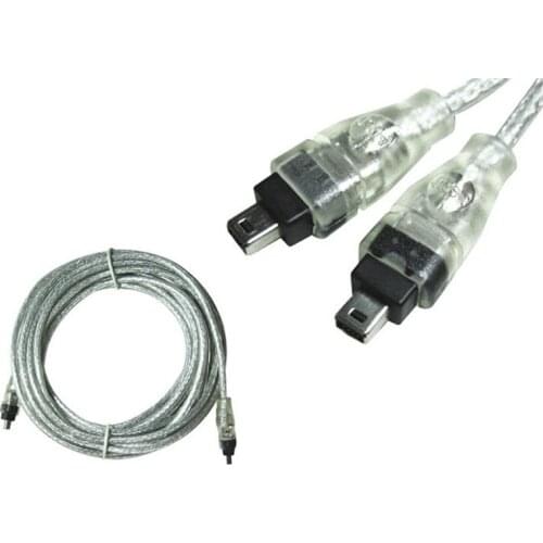 1.5M 4P 4 Pin to 4 Pin IEEE 1394 for iLink Adapter Cable 4Pin To Firewire Cable