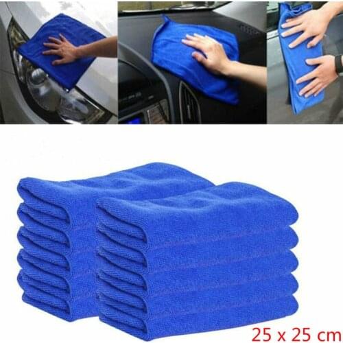 Microfiber Towel Cleaning Cloth Soft Microfiber Cloths Car Auto Wash Dry Clean Polish Cloth for Kitchen Dirt Cleaning 5pcs/10pcs