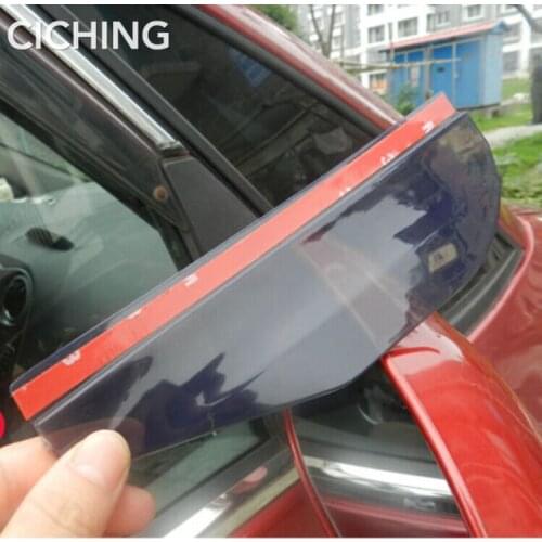 2pcs Car rearview mirror rain eyebrow stickers accessories for toyota c-hr mercedes w204 w211 vw t5 seat ateca vw golf 4