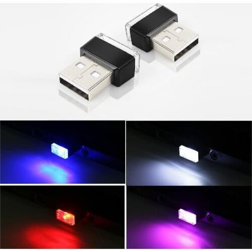 Car-Styling USB Atmosphere LED Light Car Accessories for Acura RLX CL EL CSX ILX MDX NSX RDX RL SLX TL TSX Vigor ZDX