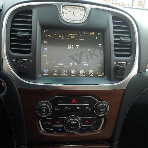 For Chrysler 300C AWD 2015 car radio head unit multimedia player android auto GPS navigation vertical screen 2din