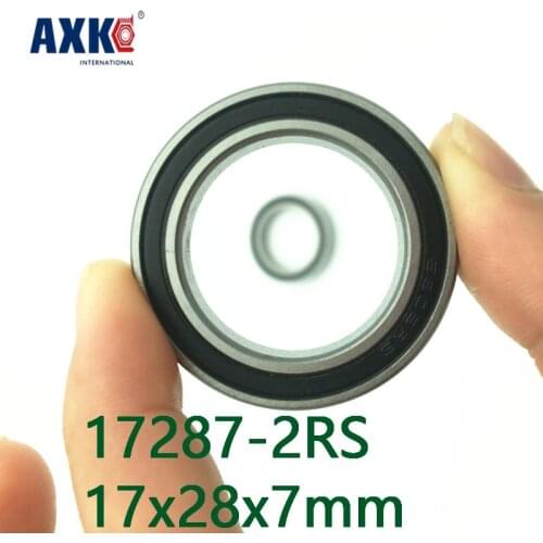 Axk 10pcs 17287-2rs 17*28*7mm 17x28x7mm 17287 2rs 17287rs Mr17287 Bike Wheels Bottom Bracket Repair Bearing