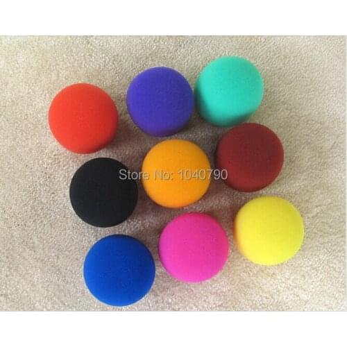 Free shipping 9 Pieces Mixed colors Handheld Stage Microphone Windscreen Foam Mic Cover Karaoke microphone set