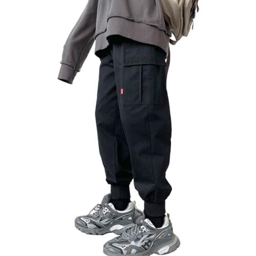 Streetwear Mens Hip Hop Jogging Pants Casual Trousers Loose Sweatpants Male New Multi Pocket Harem Pants 5XL