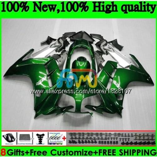 FJR1300A For YAMAHA FJR-1300 FJR1300 01 02 03 05 06 07 119BS.71 FJR 1300 2001 2002 2003 2004 2005 2006 2007 Dark green Fairing