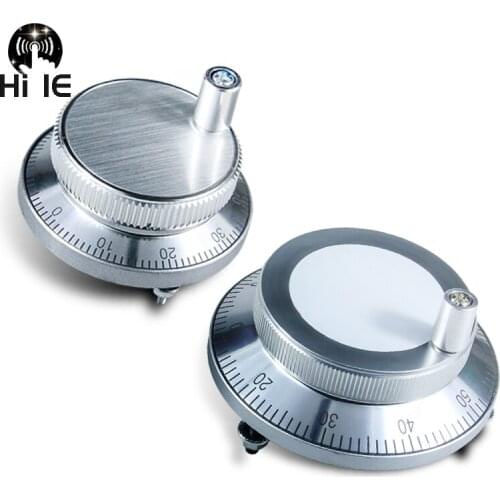 CNC Pulser Handwheel 5V/12V/24V Pulse 25/100 Manual Pulse Generator Hand Wheel CNC Machine 60mm 80mm Rotary Encoder