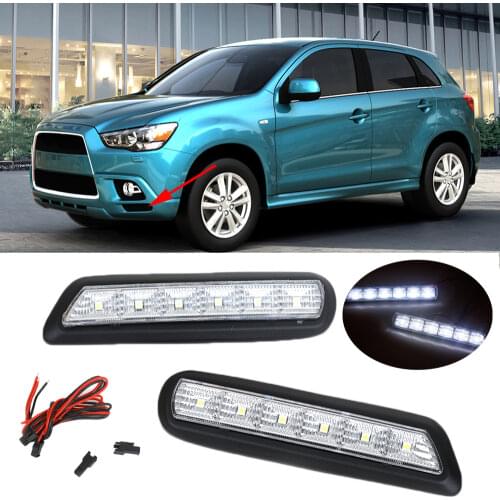 K-Car Daytime Running Light LED DRL Lamp For MITSUBISHI OUTLANDER SPORT RVR ASX 2010 2011 2012