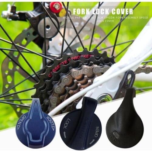 Outdoor Bicycle XCR XCT XCM Epicon Front Fork Speed Lock Cap MTB Road Bike Plastic Bicycle Fork Parts Accessories