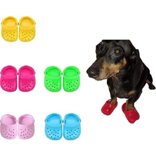 Summer Dog Shoes Breathable Mesh Puppy Pet Dog Shoes For Small Dogs Cats Anti-Slip Chihuahua Pug Sandals Shoe Pet Supplies