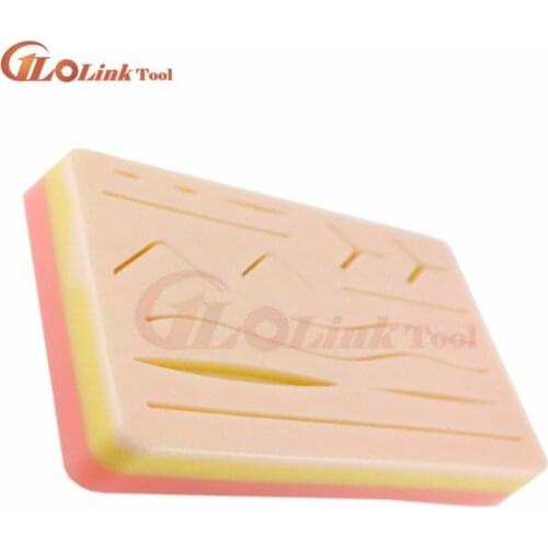 Medical Silicone skins Pad Skin Suture Incision Surgical Training Kit traumatic pistol Simulation Training Tool Parts