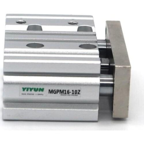 MGPM16-10/20/25/30/40/50/75 MGPM16-10A/20A/25A/30A/40A/50A/75A AZ Z YIYUN brand Compact Guide Cylinder MGP MGPM Series