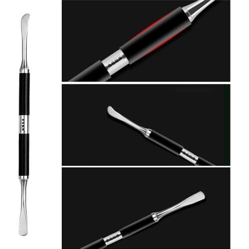 Reusable Flexible Non-Slip Stainless Steel Professional Cosmetic Mixing Palette Spatula Tool Foundations