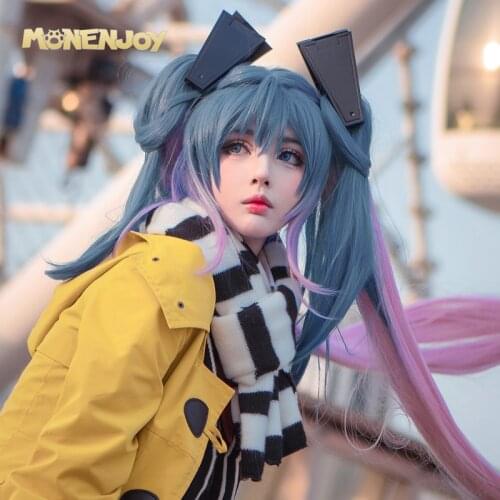 Monenjoy Honor of Kings Lady Sun Shangxiang Cosplay Wig Time Difference Lover Cos Hair