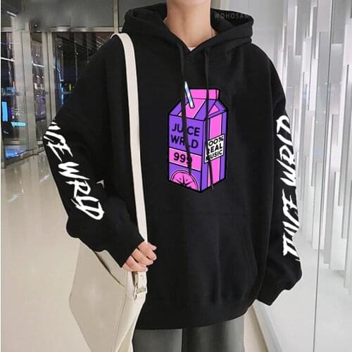Juice Wrld Hoodies Sweatshirt 100% Real Music Trap Rap Rainbow Fault Juice Wrld Hoody Men/Women Oversize Hip Hop Winter Pullover