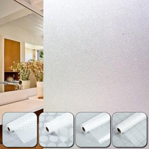 Window Privacy Film Glass Sticker for Bathroom Sliding Door Self-Adhesive Opaque Decor Toilet Wallpaper 45x200cm PVC Sticker