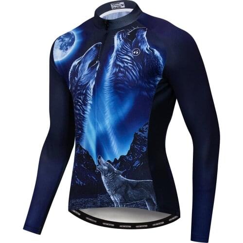 New long sleeve man cycling jersey wear bike Autumn cycling clothing MTB Cycle Jacket Tops Male Bicycle Jerseys