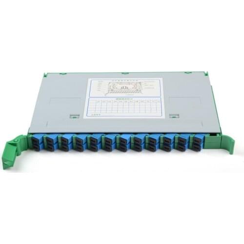 3pcs Fiber Optic Splice Tray SC 24 Core FTTH Fusion Tray APC CATV ODF Cabinet Distribution Tray SC Pigtail factory wholesale