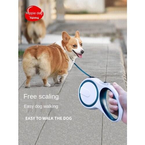 Popular Dog Tow Rope Automatically Telescopic Dog Rope Dog Chain Medium-Sized Small Dog Teddy Bomekoki Pet Supplies