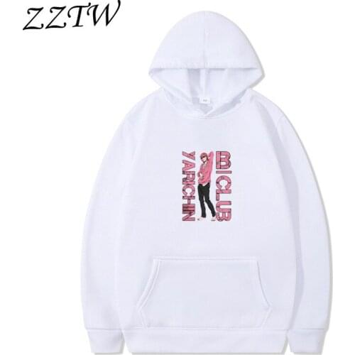 Funny Cartoon Yarichin Bitch Club Casual Women Hoodies Kawaii Graphic Grunge Harajuku Sweatshirt Streetwear Hoody Female