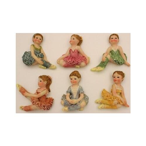 PRZY Silicone Mold Ballet Model Chocolate Baking Mold Fondant Cake Clay Resin Ballet Girl Moulds Gypsum Chocolate Candy