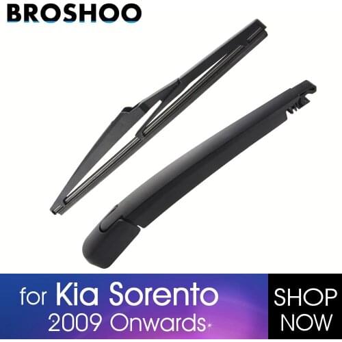 BROSHOO Car Rear Wiper Blades Back Windscreen Wiper Arm For KIA Sorento Hatchback (2009 Onwards) 280mm,Windshield Auto Styling