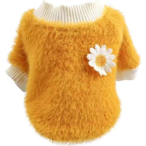 Woolly Warm Winter Sweater Pet Pullover Sweatshirts Clothing For Small Dogs Puppies Animal Pomeranian Chihuahua Cat Puppy Coat