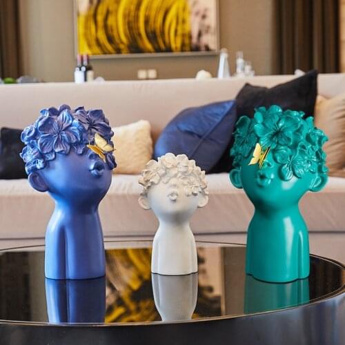 Nordic Cute Butterfly Boy Resin Statues Ornaments Home Room Desktop Furnishing Decoration Crafts Coffee Table Sculpture Crafts