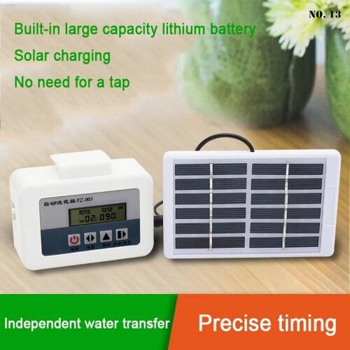 Solar Automatic Watering Device Solar Energy Charging Intelligent Irrigation Garden Potted Plant Drip Water Pump Timer System