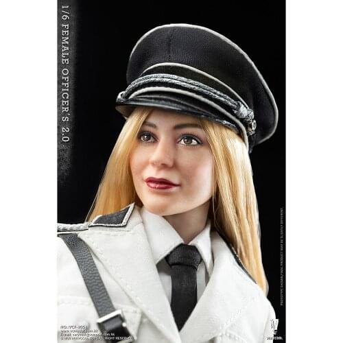 Vcf-2036 Vcf-2051 1/6 Black White Female Police Officer Full Costume Character Model 12'' Action Figure Collection Toy In Stock