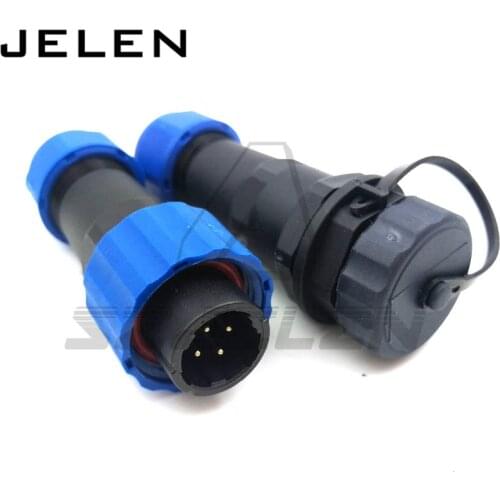 SD16 16mmWaterproof Connector 4pin plug and socket , Male and female connector, Power wire connectors, cable connectors , IP68