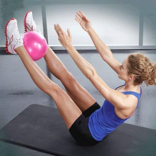 25CM Yoga Ball Exercise Gymnastic Fitness Pilates Ball Balance Exercise Gym Fitness Yoga Core Ball Indoor Training Yoga Ball