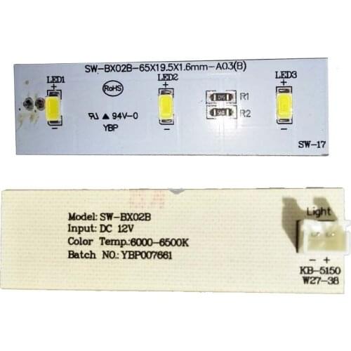 1pcs refrigerator LED light board ZBE2350HCA light bar SW-BX02B W27-38 DA41-00519B DA41-00674A
