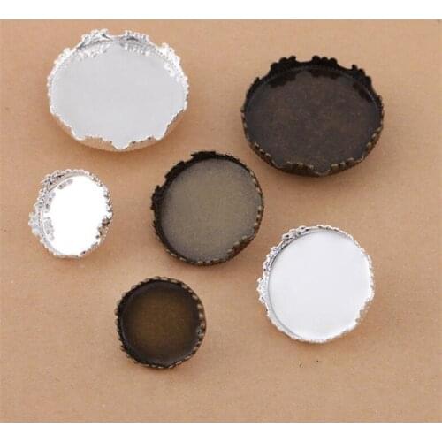 10pcs 15/20/25mm Headwear Cabochon Base Hair Rope Clasp Clips Buckle Fasteners for Cabochon Cameo DIY Hearwear Jewelry Findings