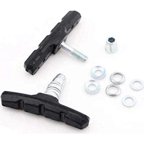 2pcs 70MM Bicycle Bike Brake Pad MTB Mountain Cycling V-Brake Pads Holder Shoes Blocks