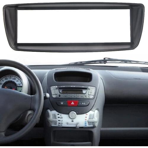 1 Din Car Stereo Radio Fascia Panel Plate Trim Kit Frame for Citroen C1 for Toyota Aygo Ab for Peugeot 107