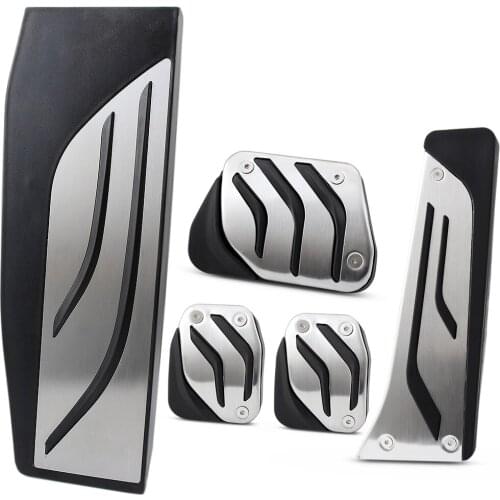 Car Brake Accelerator Fuel Car Pedals for BMW 1 2 3 4 Series M3 M4 E87 E90 F20 F21 F30 F32 F36 F80 F82 LHD Foot Rest Pedal Cover