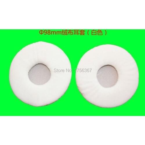 98mm Flannelette earmuffs replacement cover for HiFi headphones.Cushion for Studio headset.Ear pads for headphone