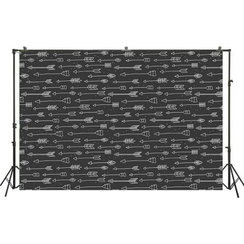 HUAYI Photography Background Up Arrow Pattern Vinyl Baby Shower Birthday Party Child Photocall Backdrop Photo Studio W-1412