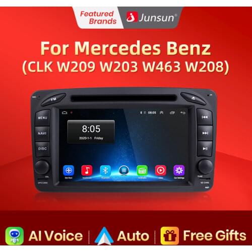 Junsun Android 10.0 DSP 2 din for Mercedes Benz CLK W209 W463 W208 Car Multimedia Player Radio Navigation GPS 2din DVD