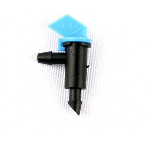 20pcs 8L/H Flag Dripper Blue Drip Emitter Drip Head for Water Saving Irrigation Raised Bed Irrigation System 8 Litter Drip