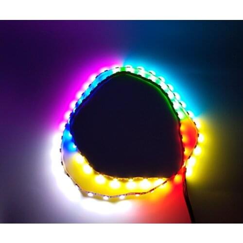 FREEZEMOD Computer water cooling light rainbow LED strip lighting manual control or remote control YKDT-CH