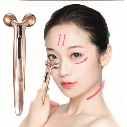 Micro-current Roller Massager Eye Massager Facial massage Roller Body Slimming Face Lifting Anti-aging Skin Tightening