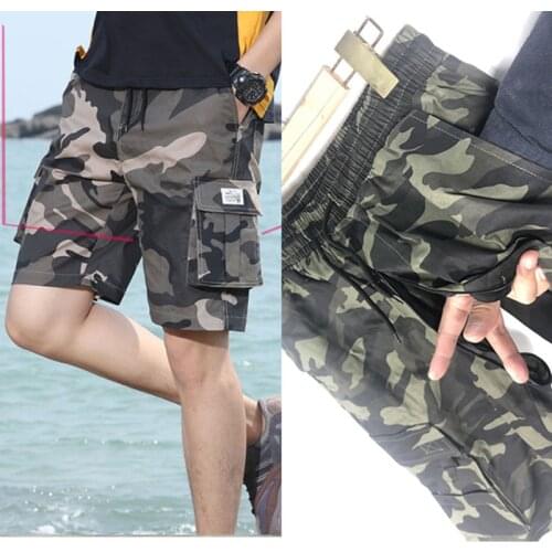 Mens Outdoor Sex Shorts Summer Camouflage Shorts Pants Men Army Sexy Zippers Open Croch Male Trousers Exotic Apparel Clothes