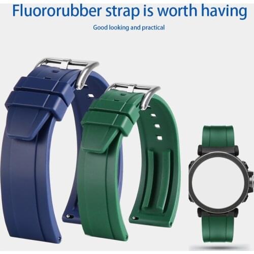 Summer Rubber watchband Mens for PRW-6600/PRG-600YB/PRG-650 24mm black blue green orange Waterproof silicone wrist Strap