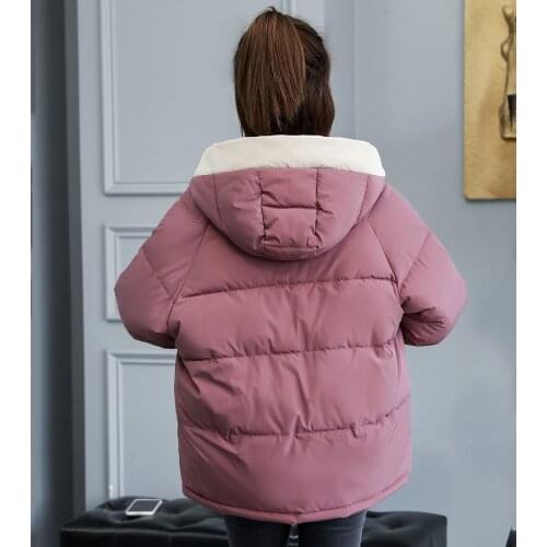 Autumn Padded Down Coat Short Outwear Puffer Jackets 6 Colors Down Jacket Winter for Women Hooded Casual Female