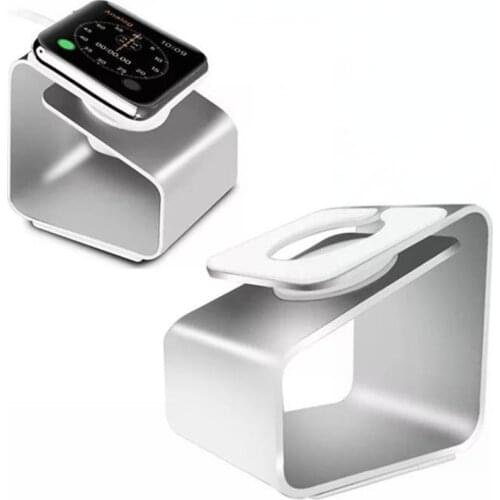 Aluminum Portable Charger stand For Apple Watch series 3 4 5 se 6 Charger Station Dock wireless watch Charging Stand