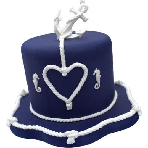 SHENHONG Ropes and Knots Mould For Cake Decorating Fondant Silicone Molds GumPaste Craft Candy Dessert Baking Pastry Form