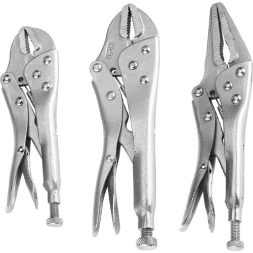 Carbon Steel Welding Plier Tool Adjustable Jaw Pliers C Clamp Locking Mole Vice Grips Forceps Woodworking Clips Hand Tool