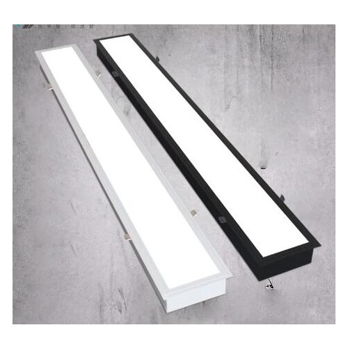 Recessed led strip light rectangular office ceiling lamp balcony porch light corridor concealed lamps led lighting fixture led